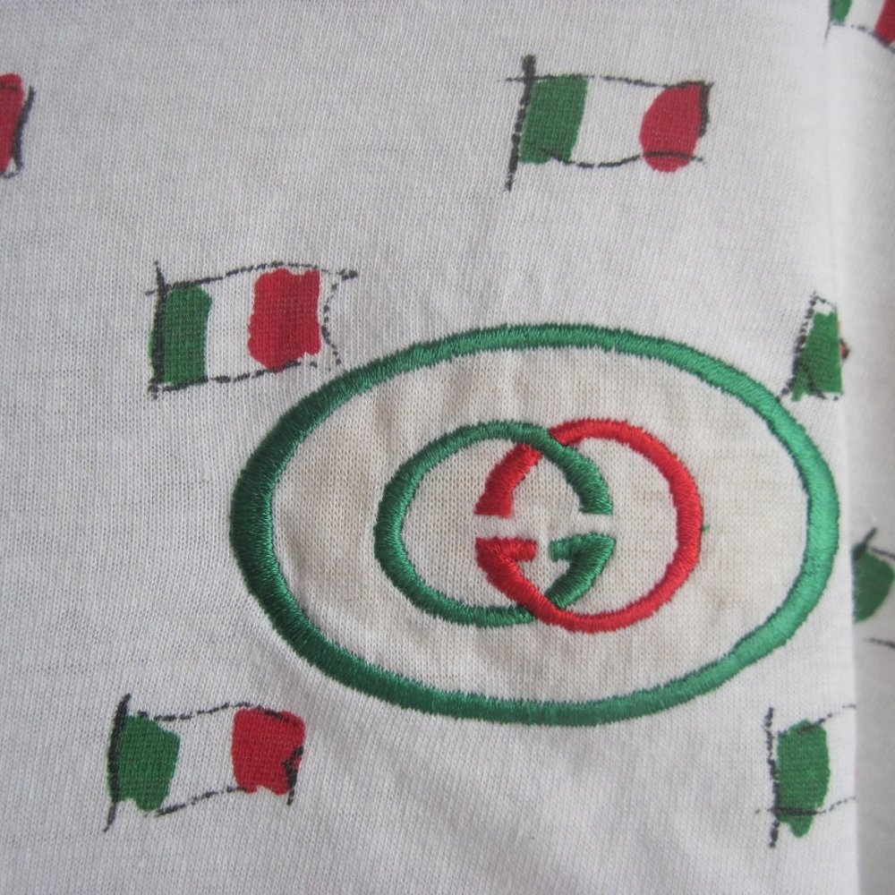 WOMEN VINTAGE GUCCI SIGNATURE SHIRT SIZE L